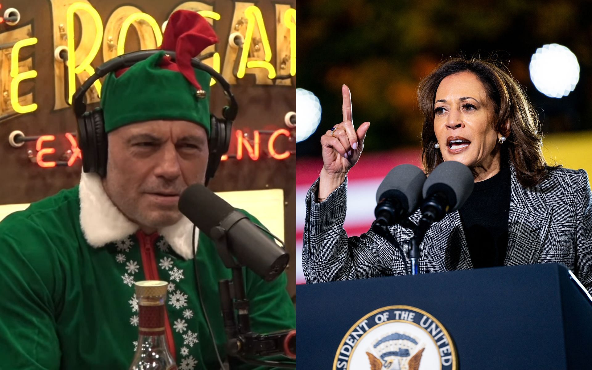 Joe Rogan; Kamala Harris