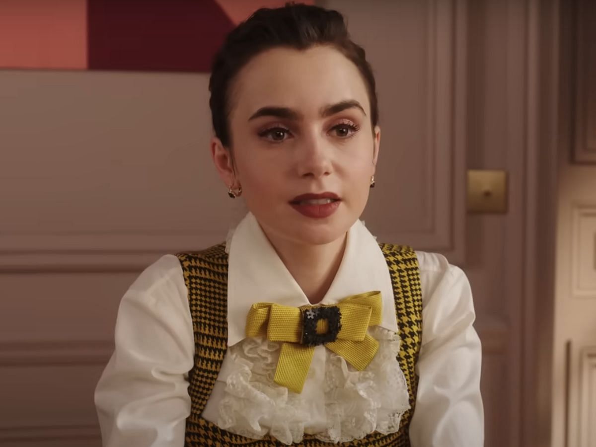 Lily Collins for Emily in Paris (Image via YouTube/@Netflix)