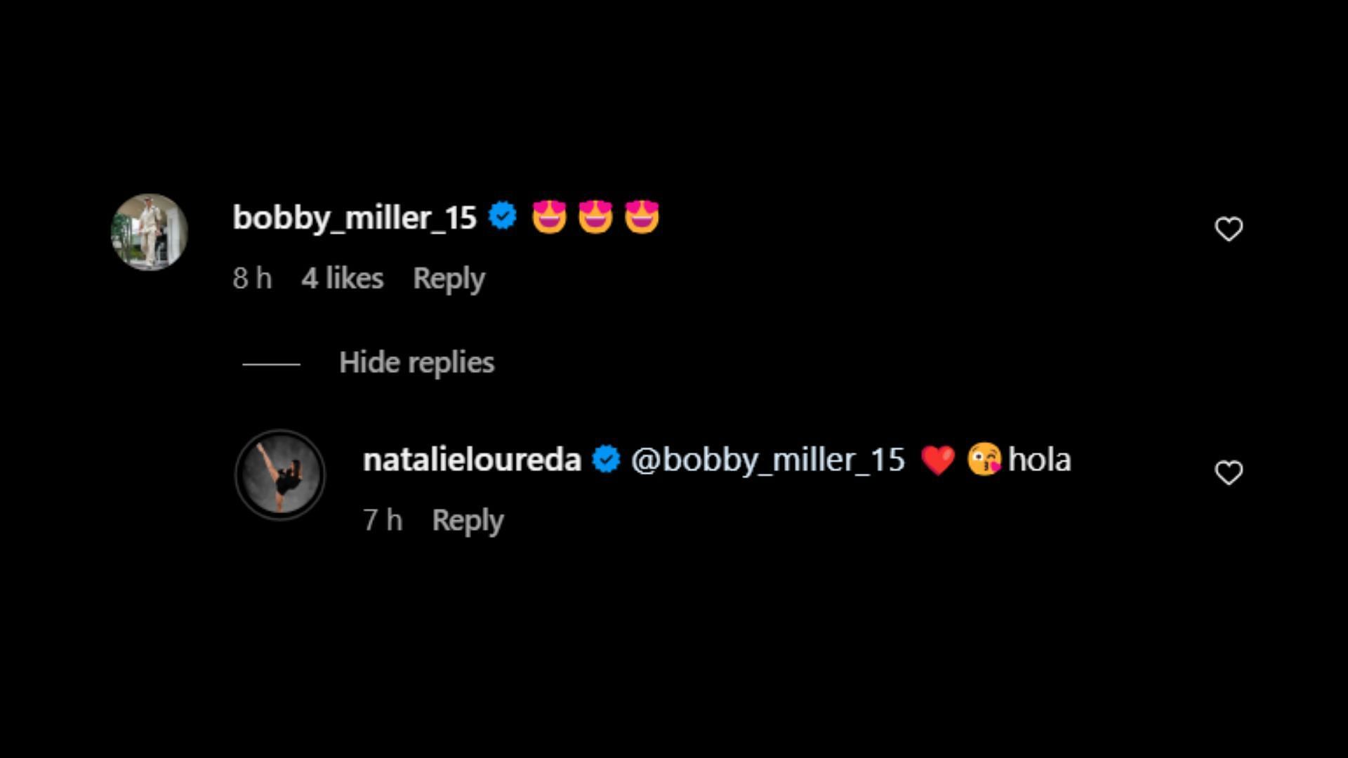 Bobby Miller&#039;s comment