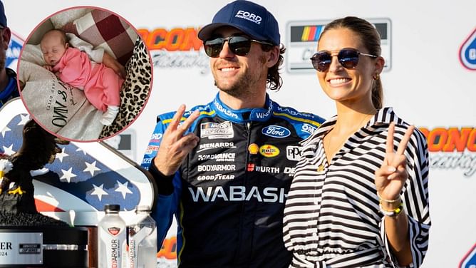 “Heart is full”: Ryan Blaney’s fiancée’s heartfelt reaction to holding IndyCar star Scott McLaughlin’s daughter