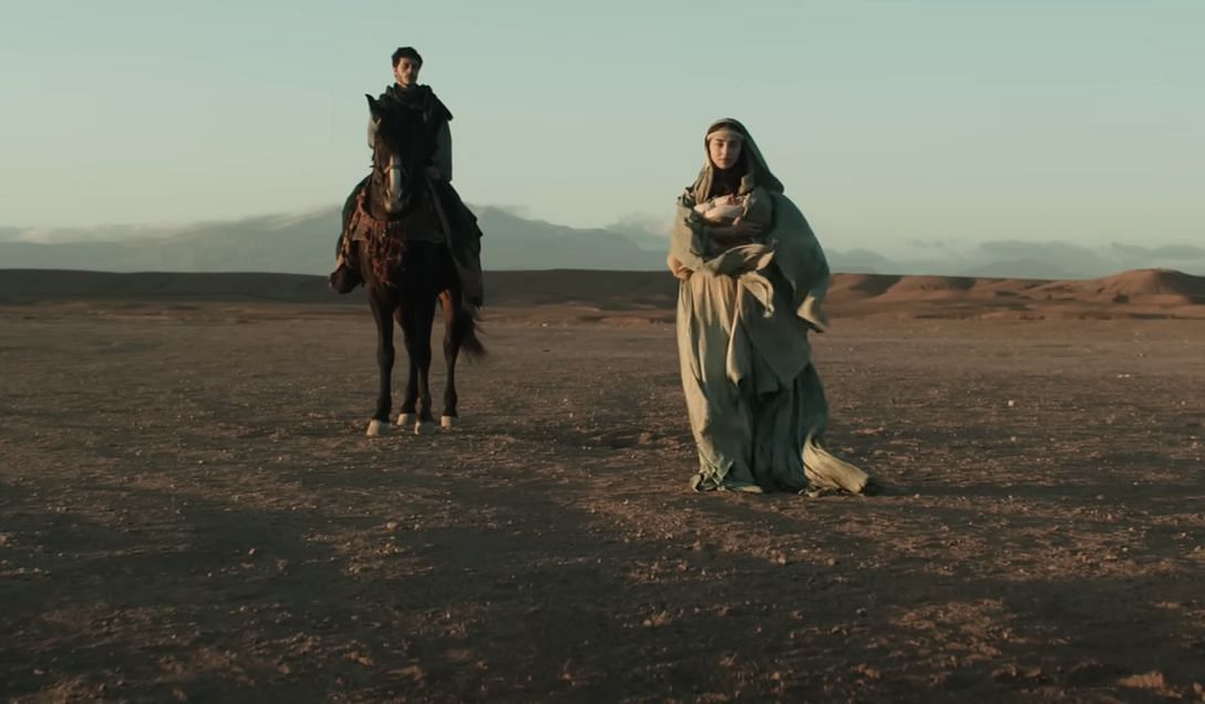 Noa Cohen as Mary and Ido Tako as Joseph (Image via Netflix)