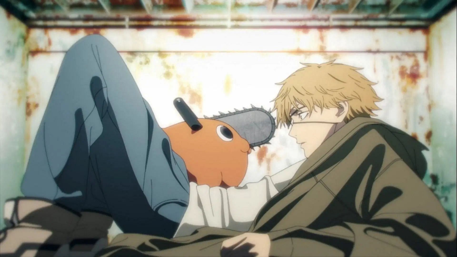 Pochita and Denji as seen in the anime (image via MAPPA)