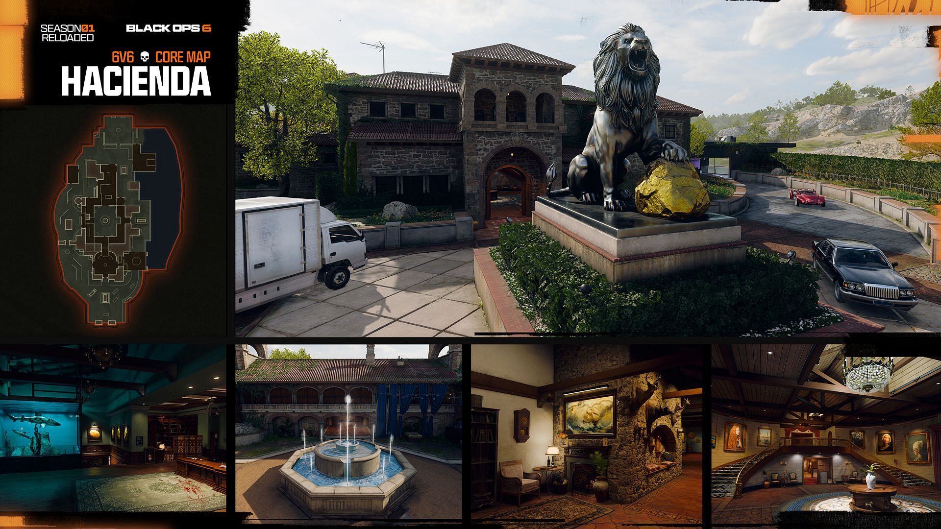 Hacienda map in Black Ops 6 (Image via Activision)