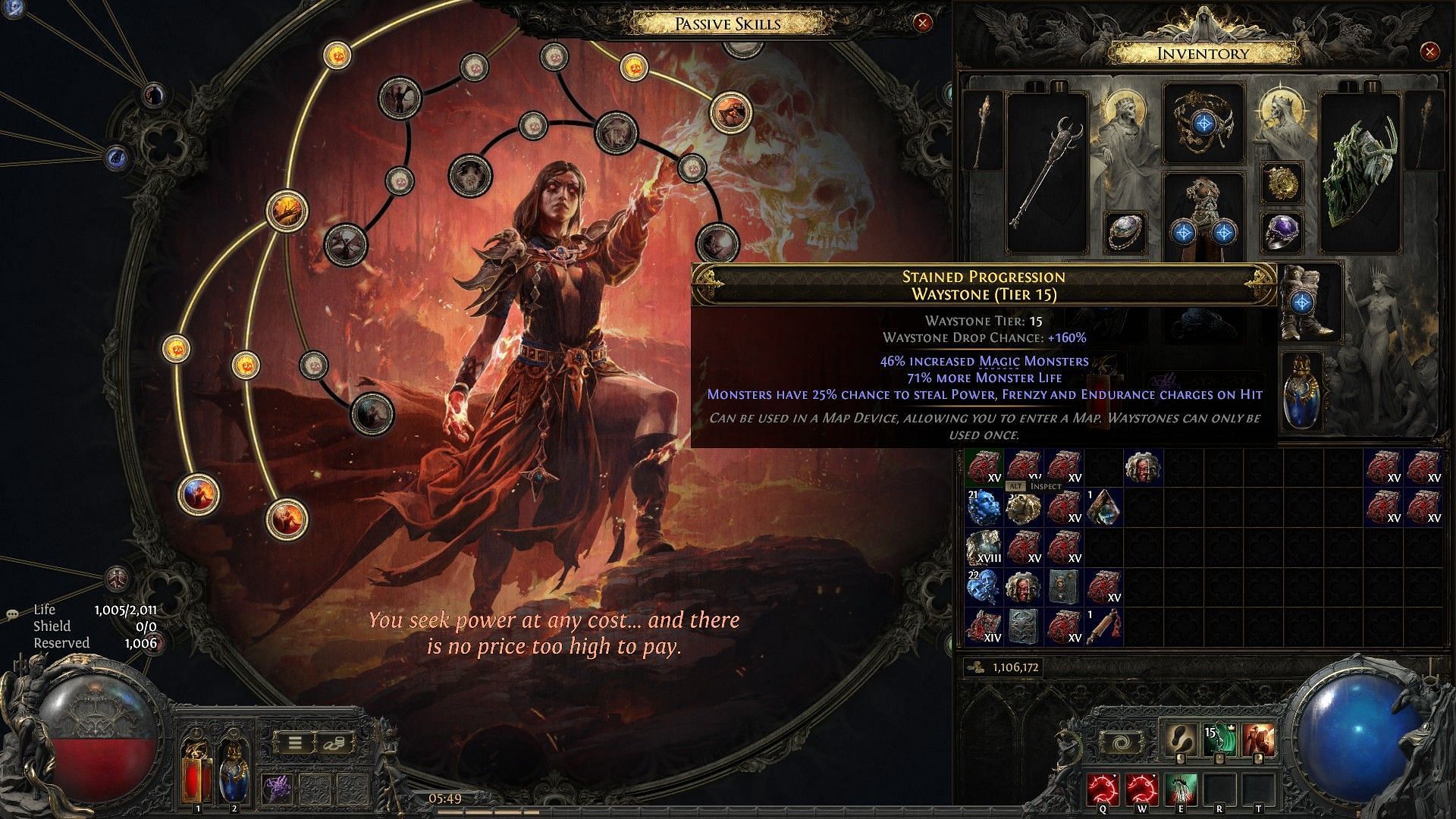 Rare Tier 15 map modifiers in Path of Exile 2 (Image via GGG)