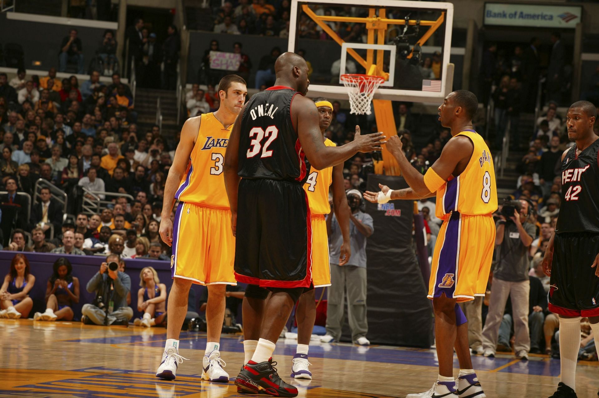 Miami Heat vs LA Lakers... - Source: Getty