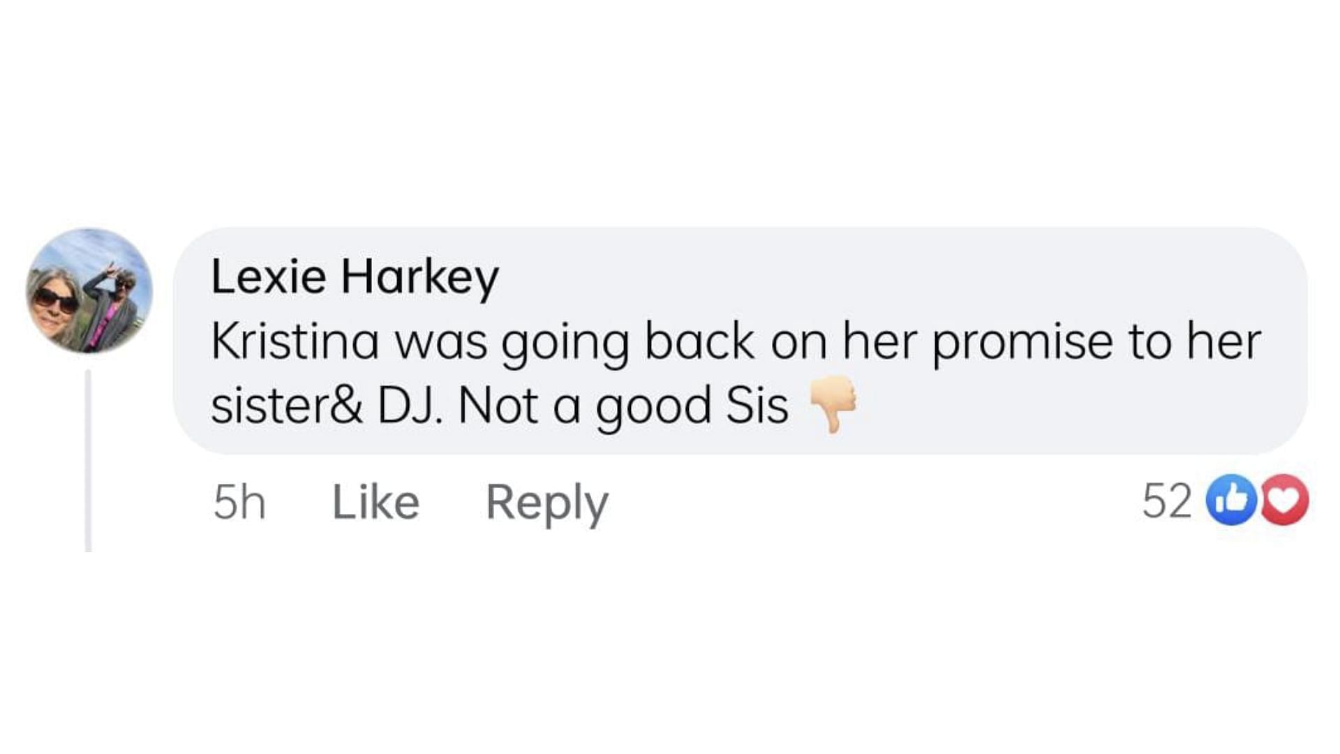 Comment from a fan (Image via Facebook /@General Hospital)