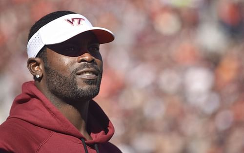 Michael Vick during North Carolina v Virginia Tech - Source: Getty