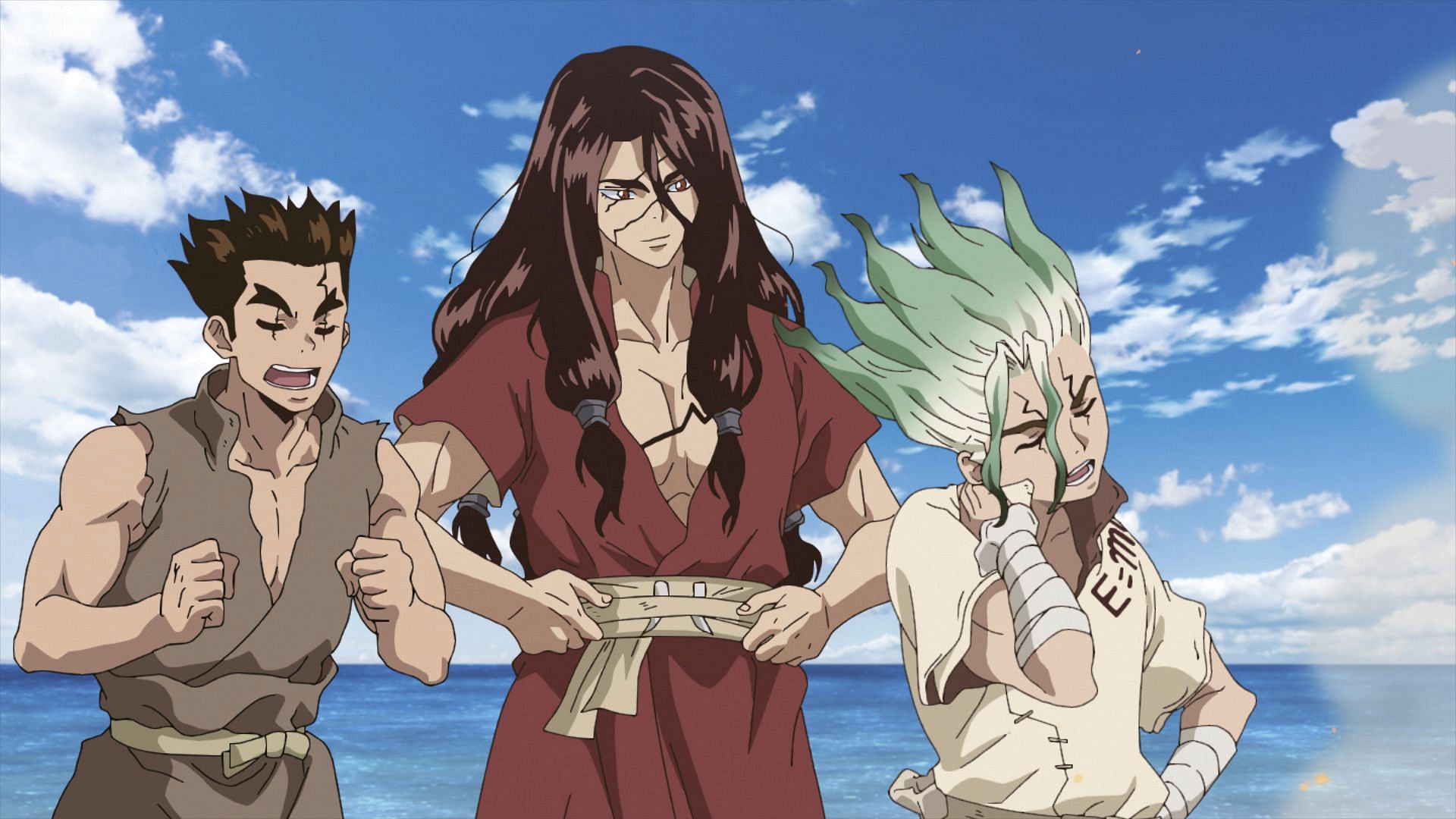 Fans can also expect Tsukasa to be a major focus of Dr. Stone season 4 episode 1 given his recent return to health (Image via TMS Entertainment)