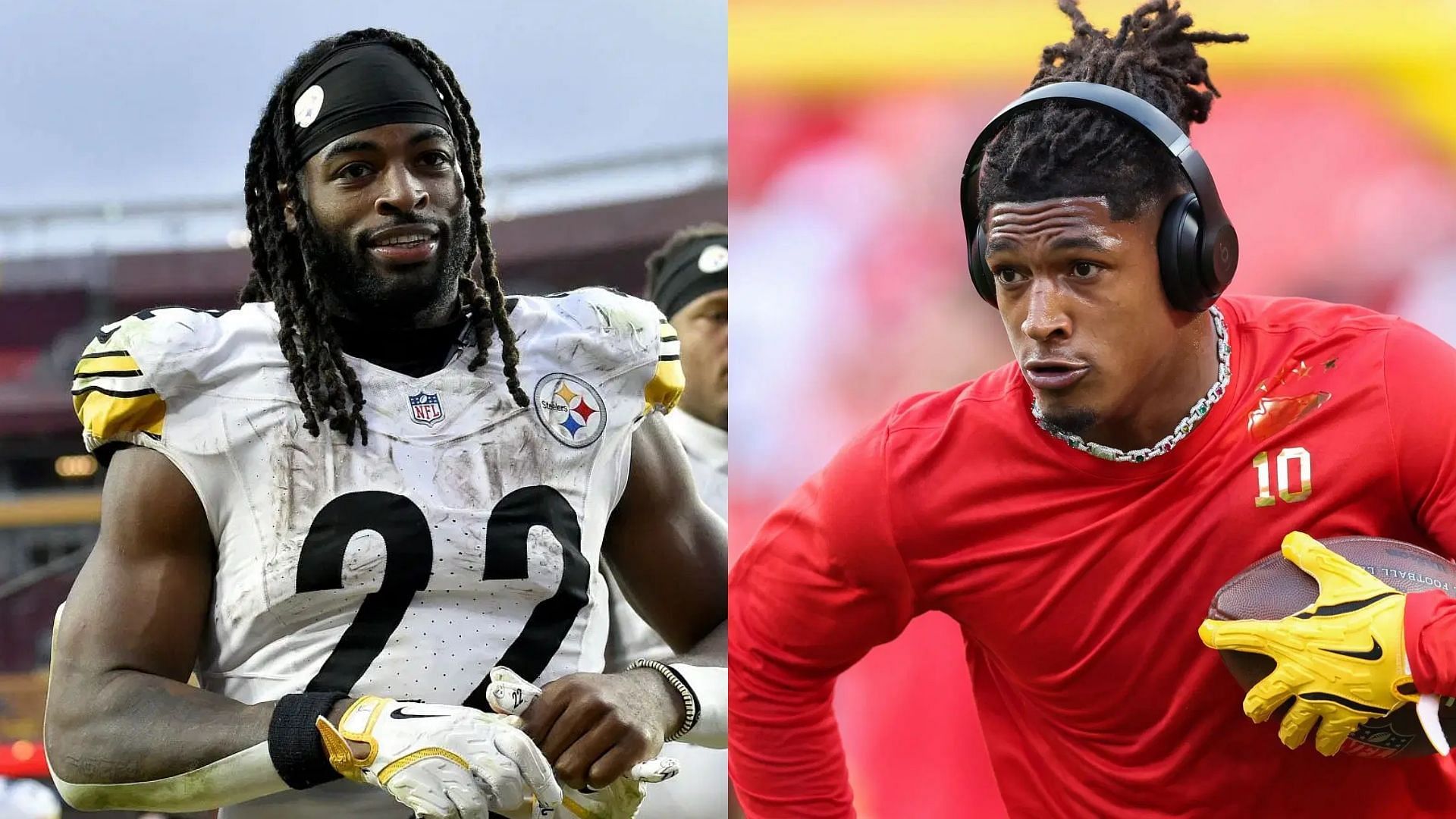 Najee Harris vs. Isiah Pacheco fantasy comparison