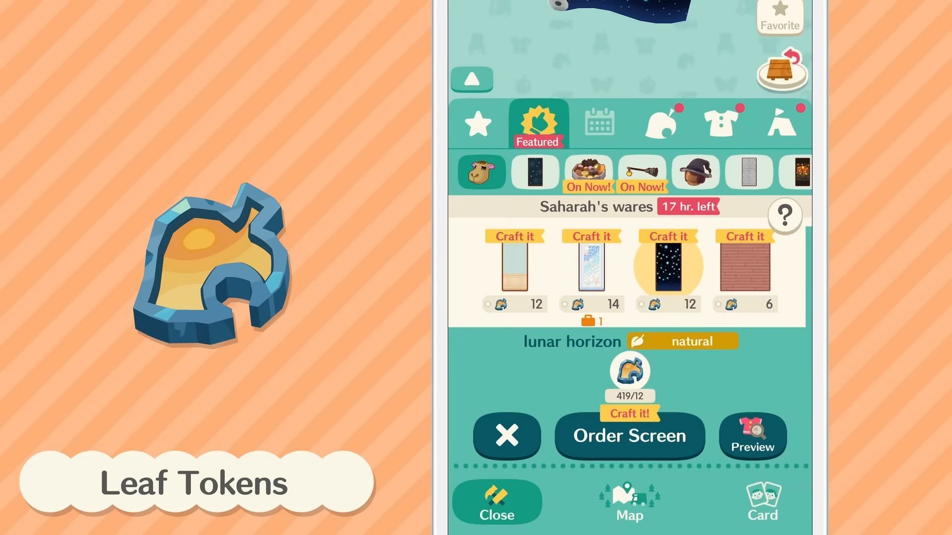 Leaf Tokens are hard to earn without spending real money (Image via Nintendo Co., Ltd.)