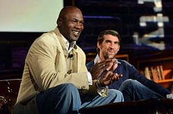 "Literally couldn't say a word" - Michael Phelps recalls meeting basketball icon Michael Jordan