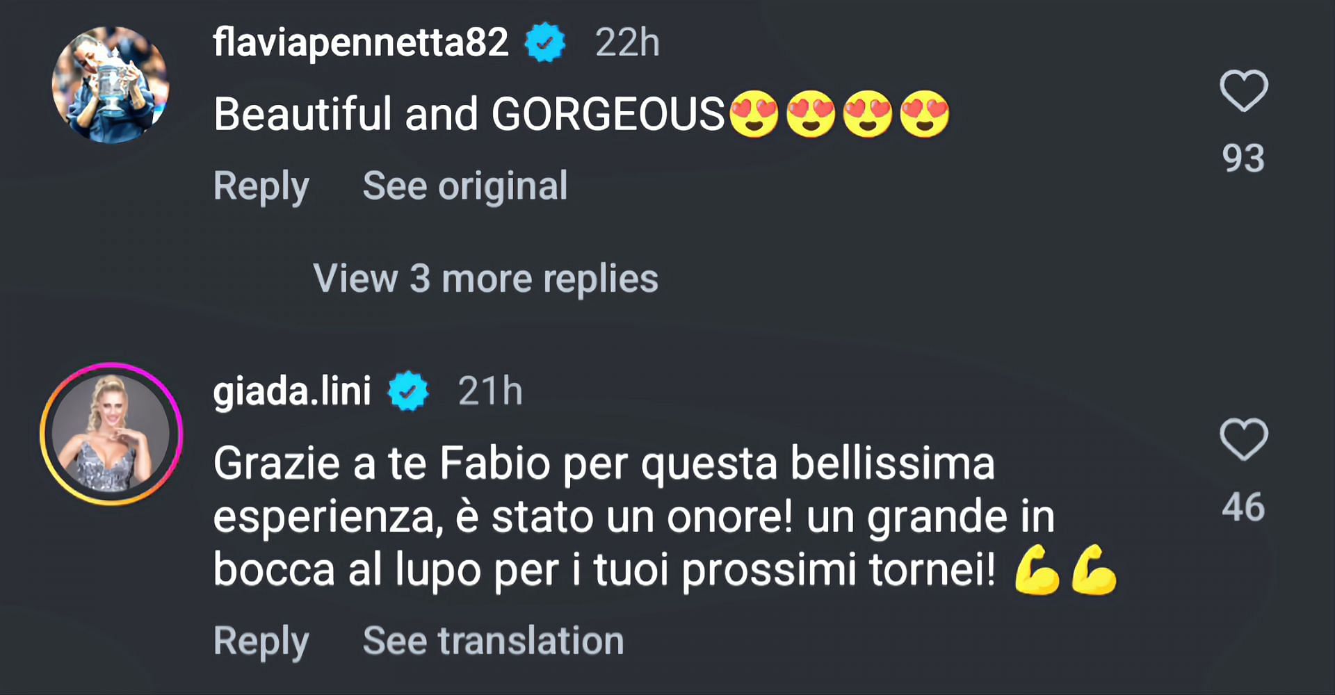 via Fognini&#039;s INSTAGRAM.