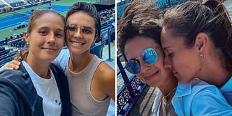Daria Kasatkina and girlfriend Natalia Zabiiako share romantic moments in the majestic snowy nights in Andorra