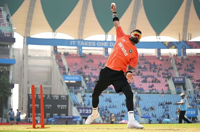 [Watch] Virat Kohli spotted in the nets ahead of 3rd BGT 2024-25 Test but not with the bat in hand