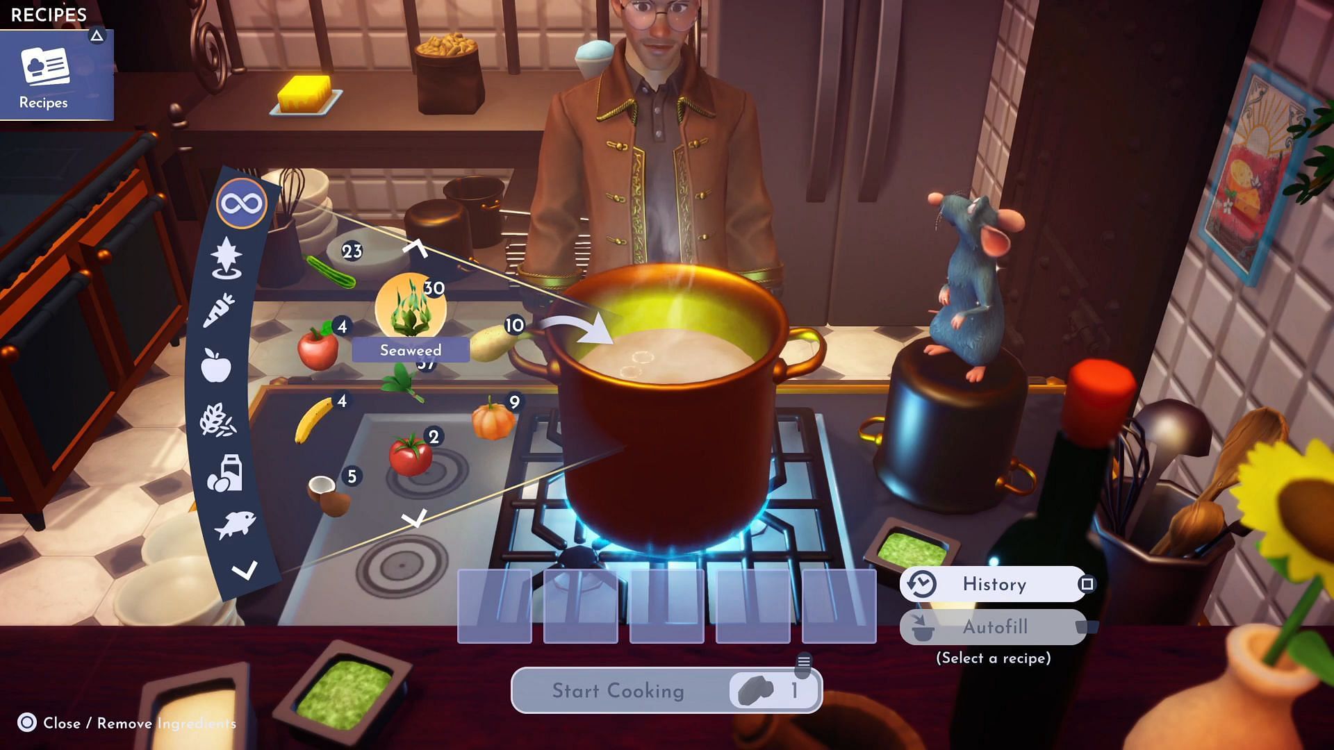 Steamed Fugu requires three ingredients (Image via Gameloft)