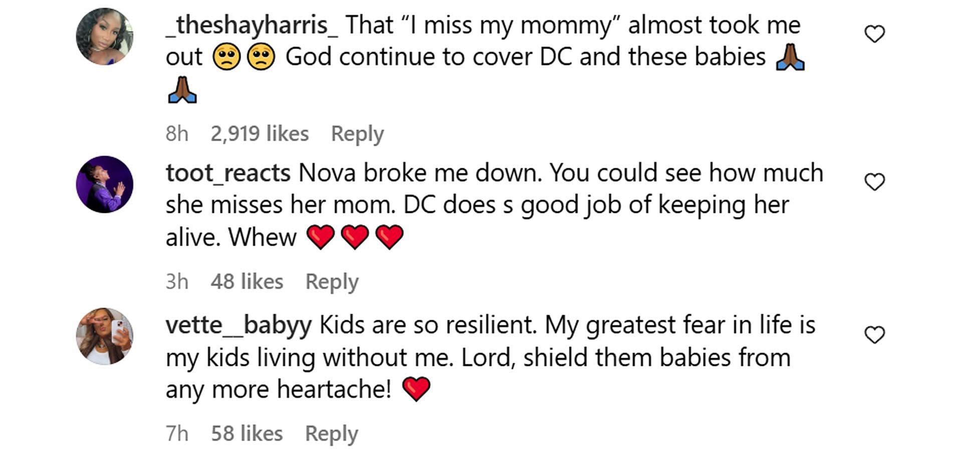 Comments on DC Young Fly&#039;s video. (Image via Instagram/ @theshaderoom)