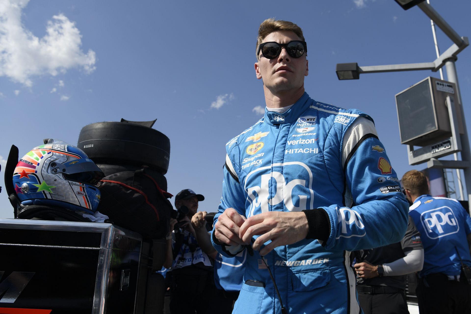 Josef Newgarden at the NTT IndyCar Series Bommarito Automotive Group 500 - Source: Getty