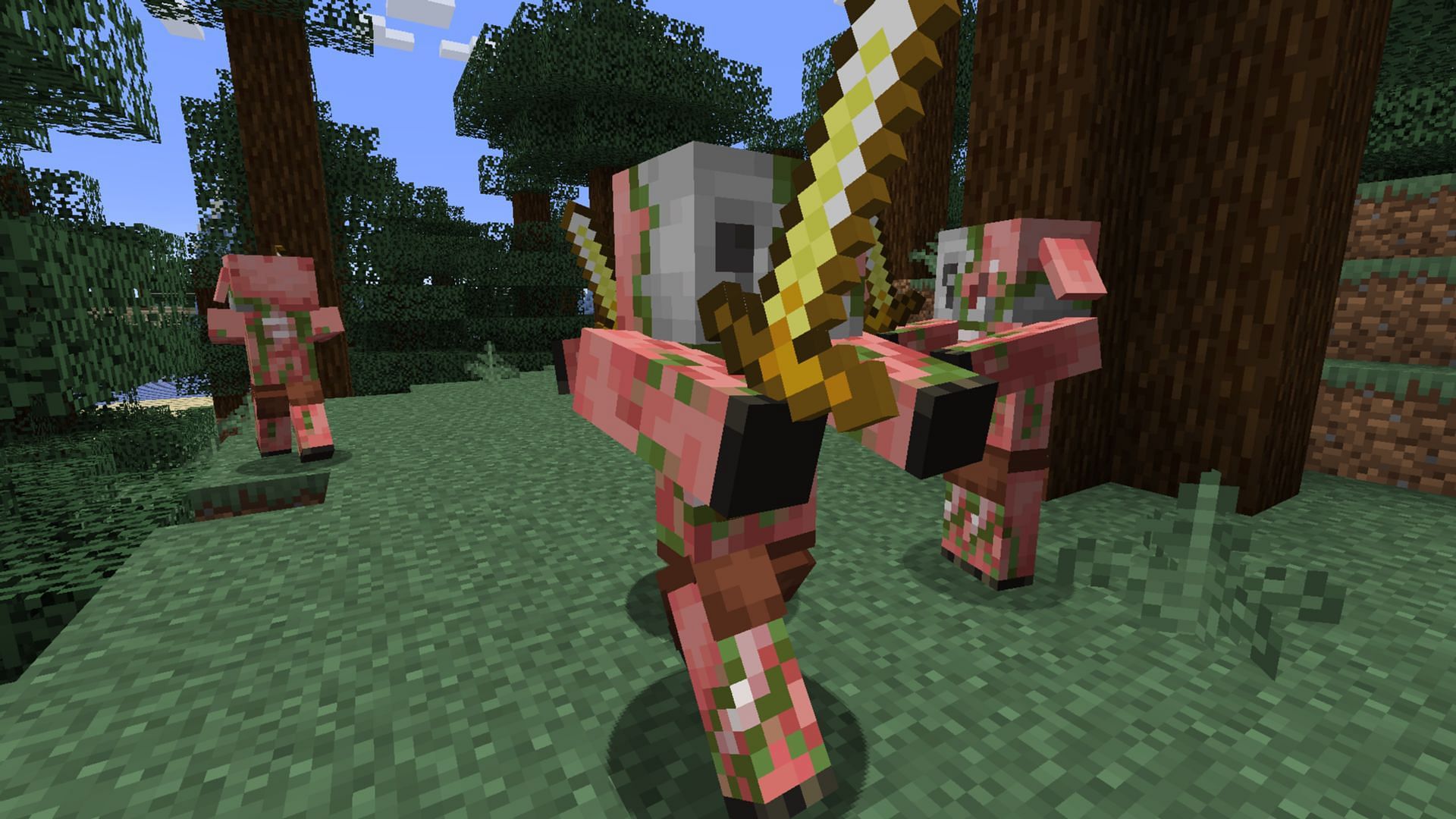 Minecraft zombified piglins glitch fixed