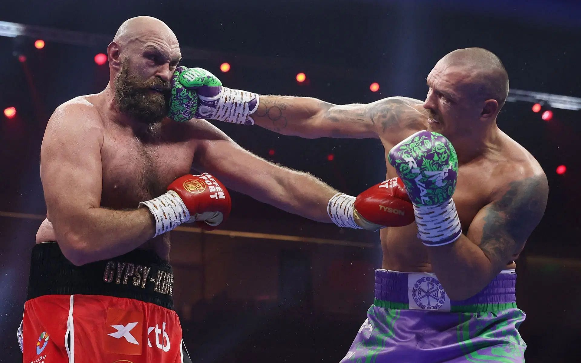 Tyson Fury (left) and Oleksandr Usyk (right) fought in a rematch on December 21 [Image courtesy: Getty]