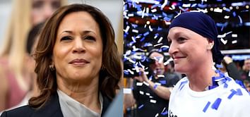 Kamala Harris lauds Katie Schumacher-Cawley on guiding Penn State to NCAA Women's Volleyball Championships triumph despite cancer diagnosis