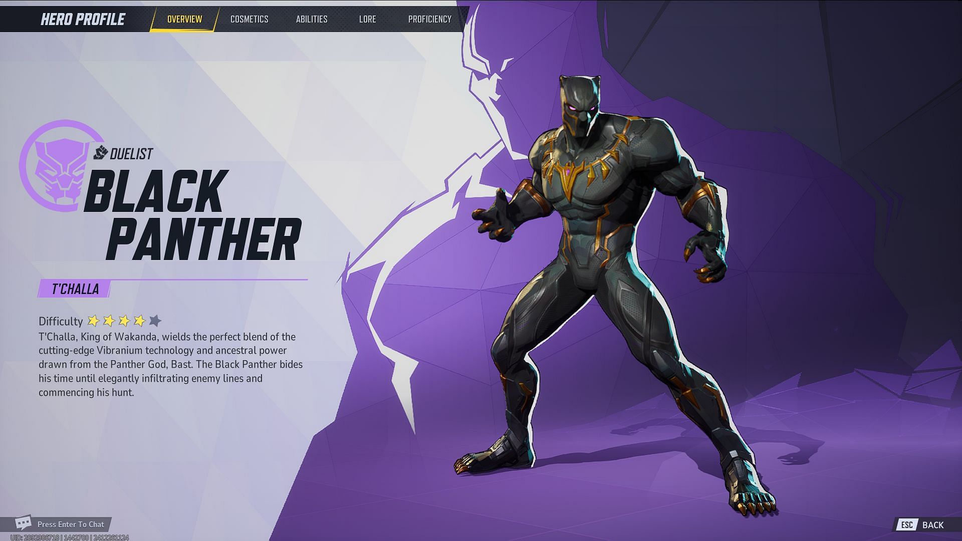 Marvel Rivals Black Panther is a Duelist character (Image via NetEase Games)