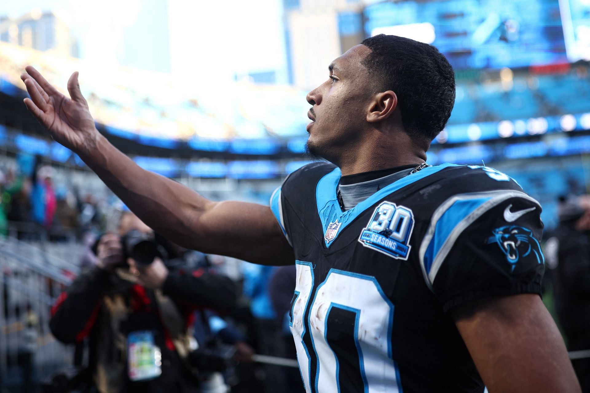 Chuba Hubbard at Arizona Cardinals v Carolina Panthers - Source: Getty