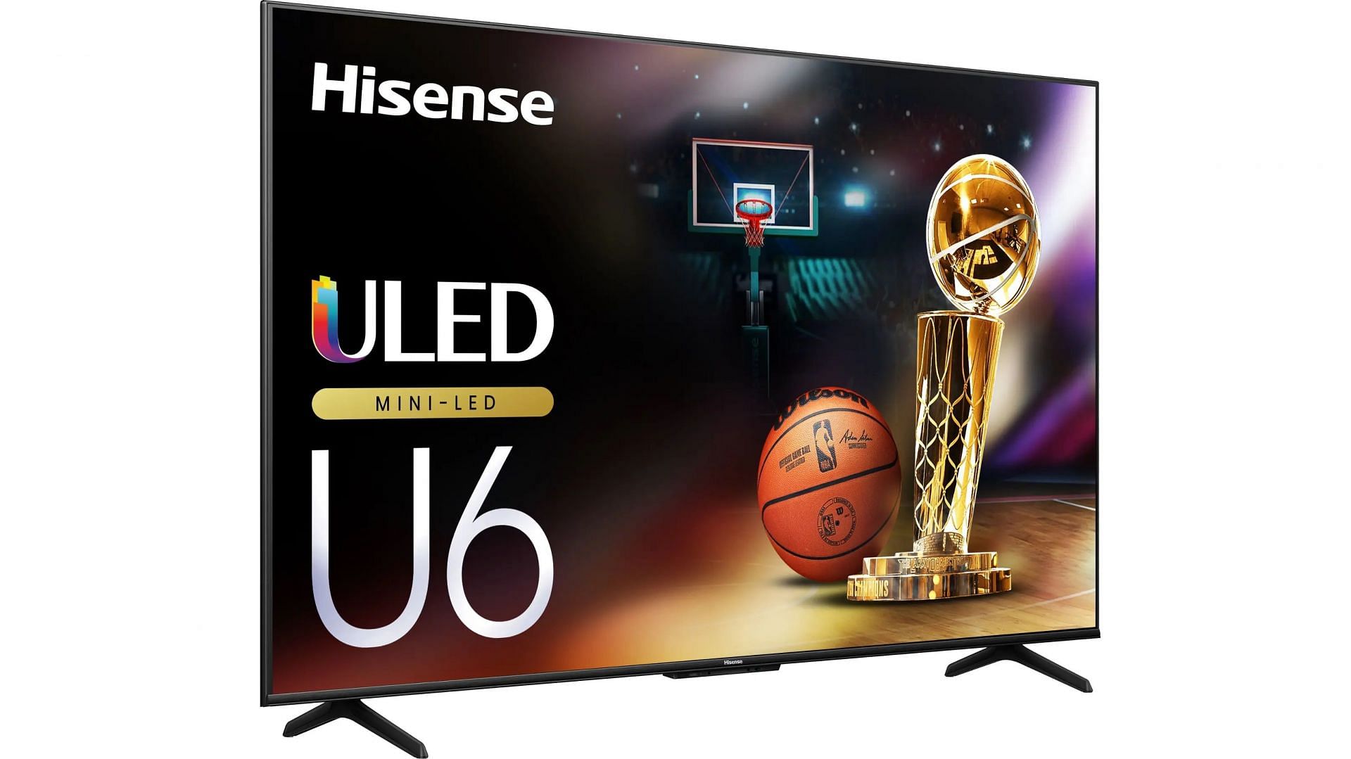 Hisense&#039;s U6 Mini-LED 4K QLED Smart TV side view (Image via Hisense)