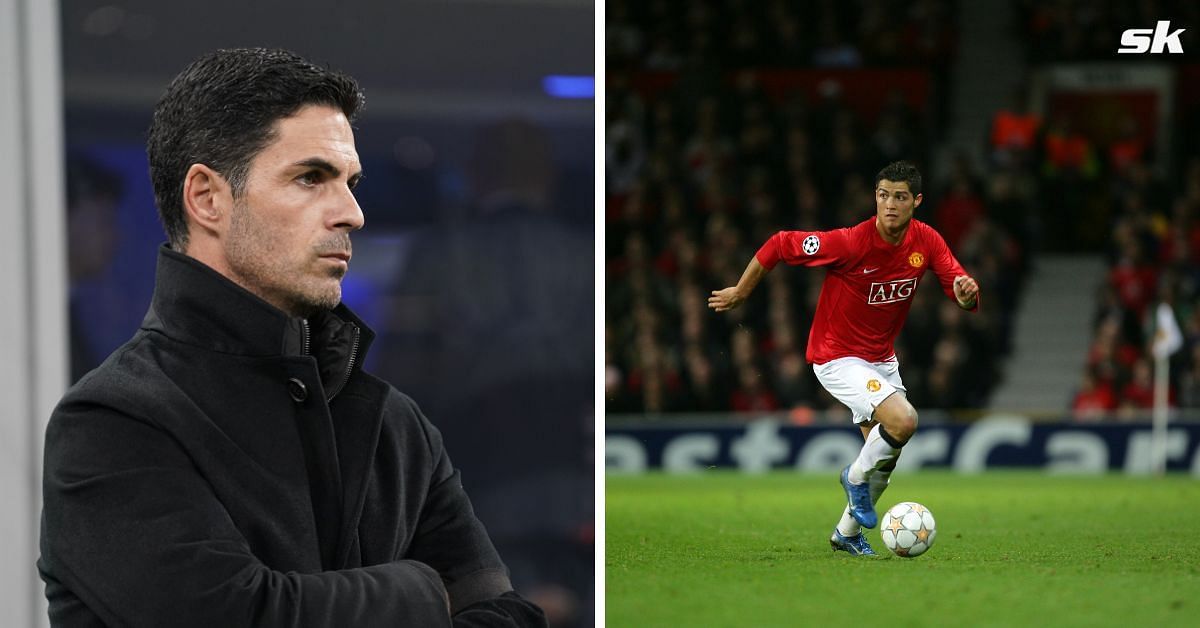 Arsenal manager Mikel Arteta and Cristiano Ronaldo