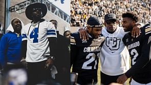 Cowboys icon Dez Bryant drops a heartwarming message as Coach Prime reflects on his sons' rise to the top