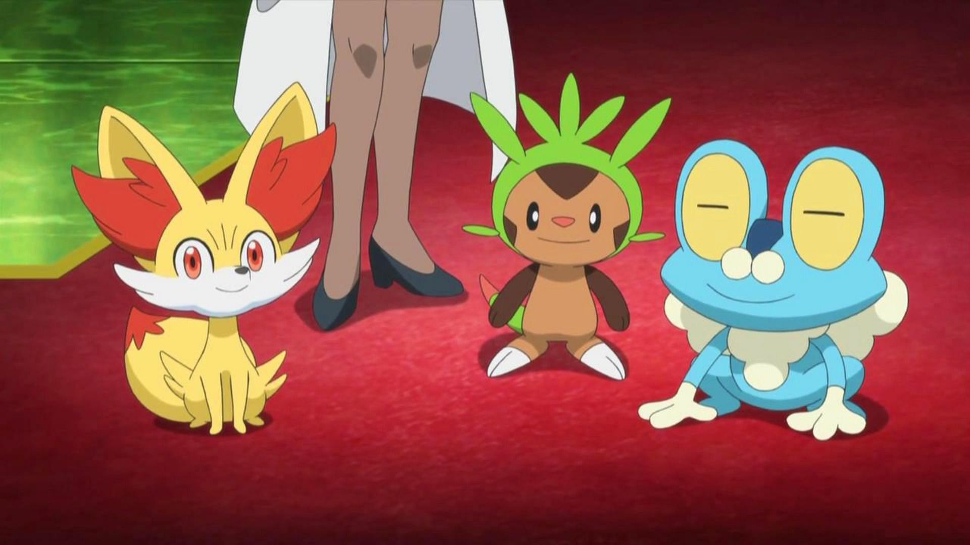 Leaks point to the Kalos starters returning in Pokemon Legends Z-A (Image via The Pokemon Company)