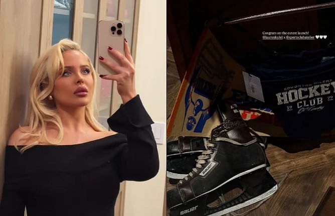 Evander Kane’s fiancee Mara Teigen hypes up Connor McDavid’s wife Lauren Kyle’s exciting new venture