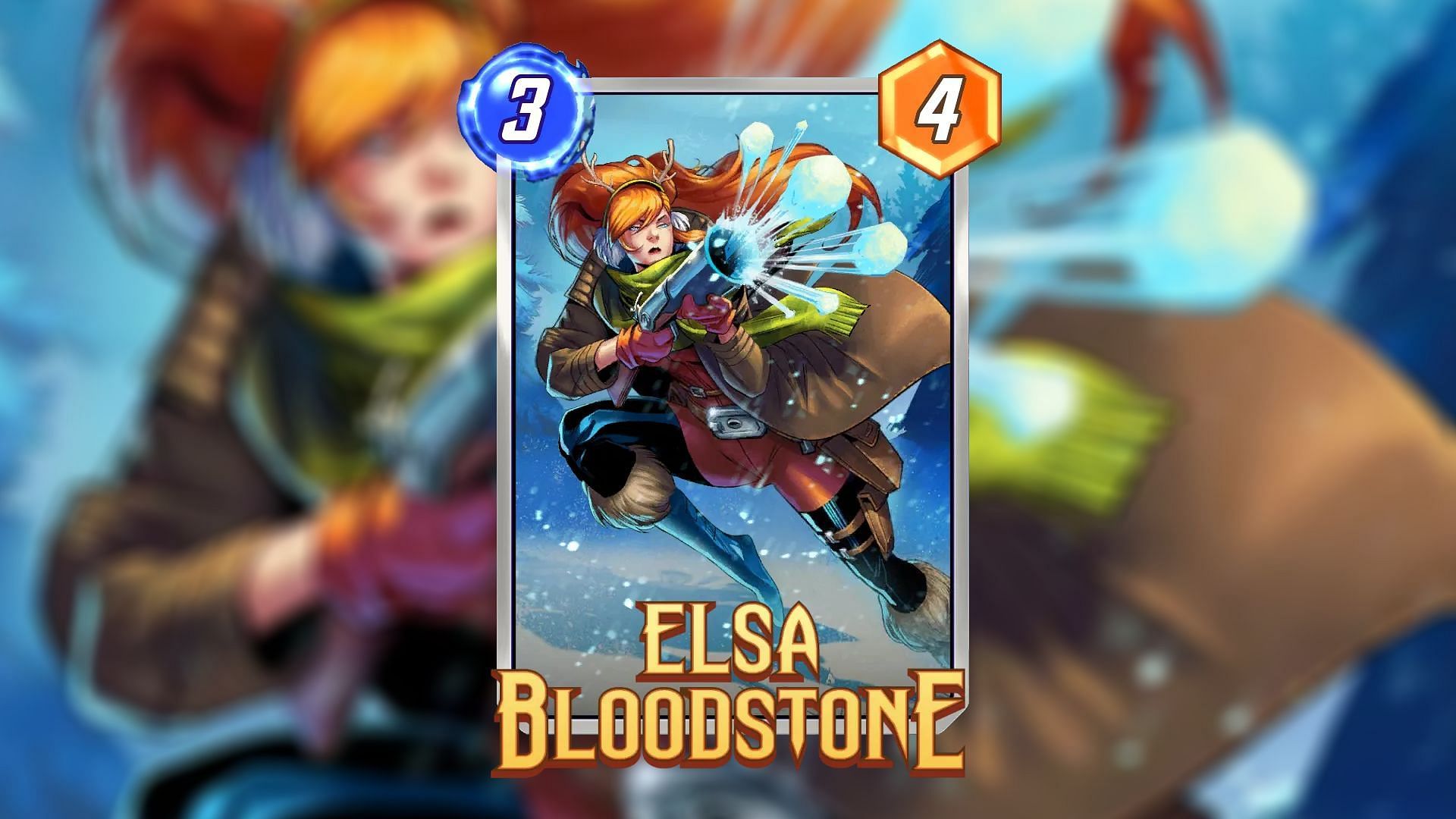 Players can get Elsa Bloodstone for free from Marvel Snap Winterverse 2024 (Image via Nuverse)