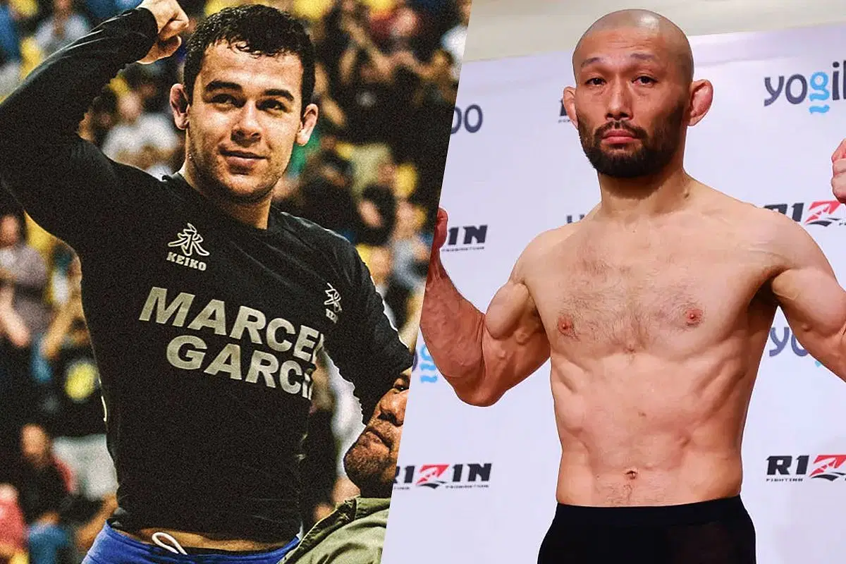 Marcelo Garcia (Left) faces Masakazu Imanari (Right) at ONE 170