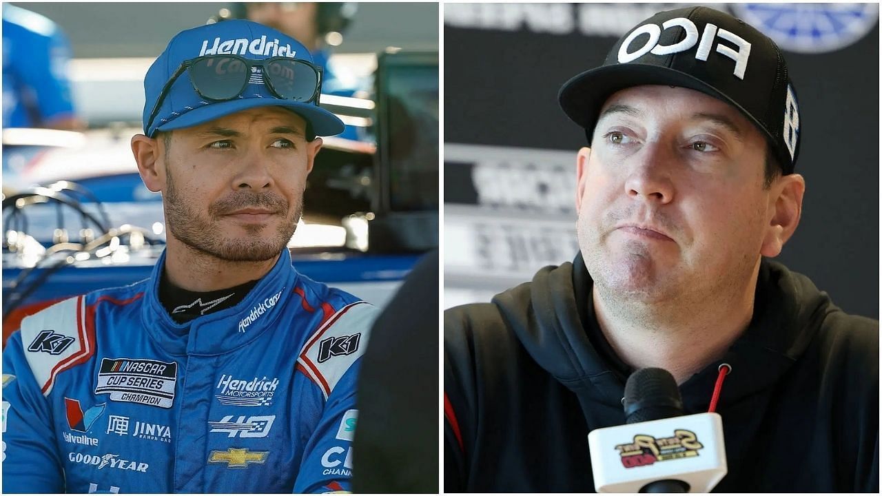 Kyle Larson (L) and Kyle Busch (R) (Source: Getty Images) 