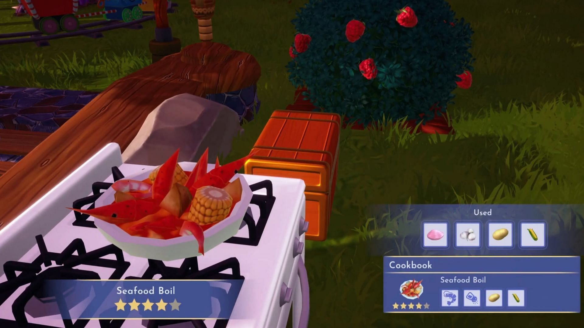 Seafood Boil is a four-star dish in the game (Image via Gameloft)