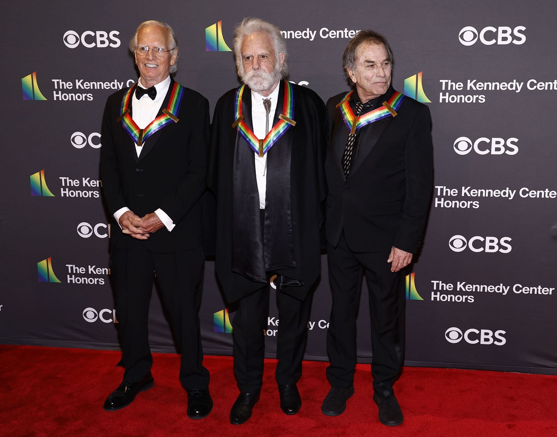 Bill Kreutzmann, Bob Weir, and Mickey Hart of the Grateful Dead are seen at the 47th Kennedy Center Honors (Image via Getty)