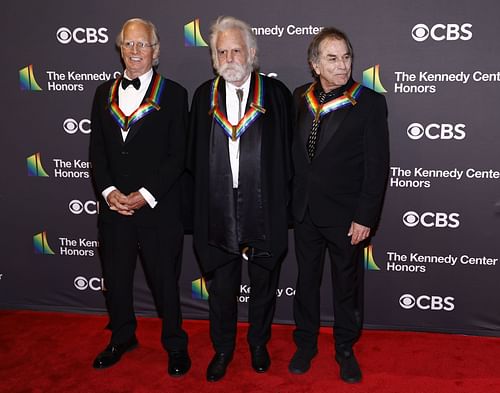 Bill Kreutzmann, Bob Weir, and Mickey Hart of the Grateful Dead are seen at the 47th Kennedy Center Honors (Image via Getty)