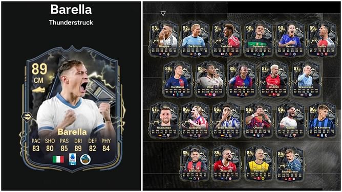 EA FC 25 Nicolo Barella Thunderstruck SBC: All tasks and cheapest solutions