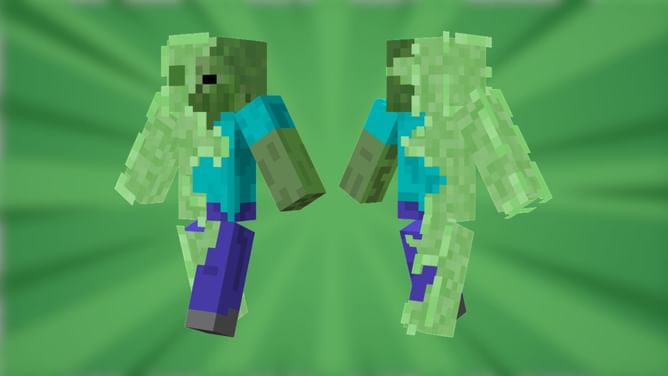 How to add zombie variants of other Minecraft skins