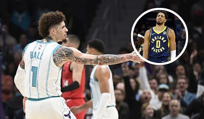 "50x more talented lmao and got more aura" - NBA fans flame analyst for putting Tyrese Haliburton ahead of LaMelo Ball in terms of talent
