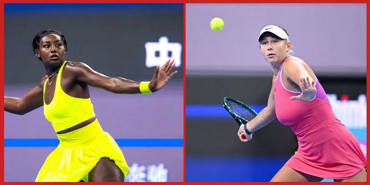 Amanda Anisimova and Alycia Parks will clash in the opener. (Source: Getty)