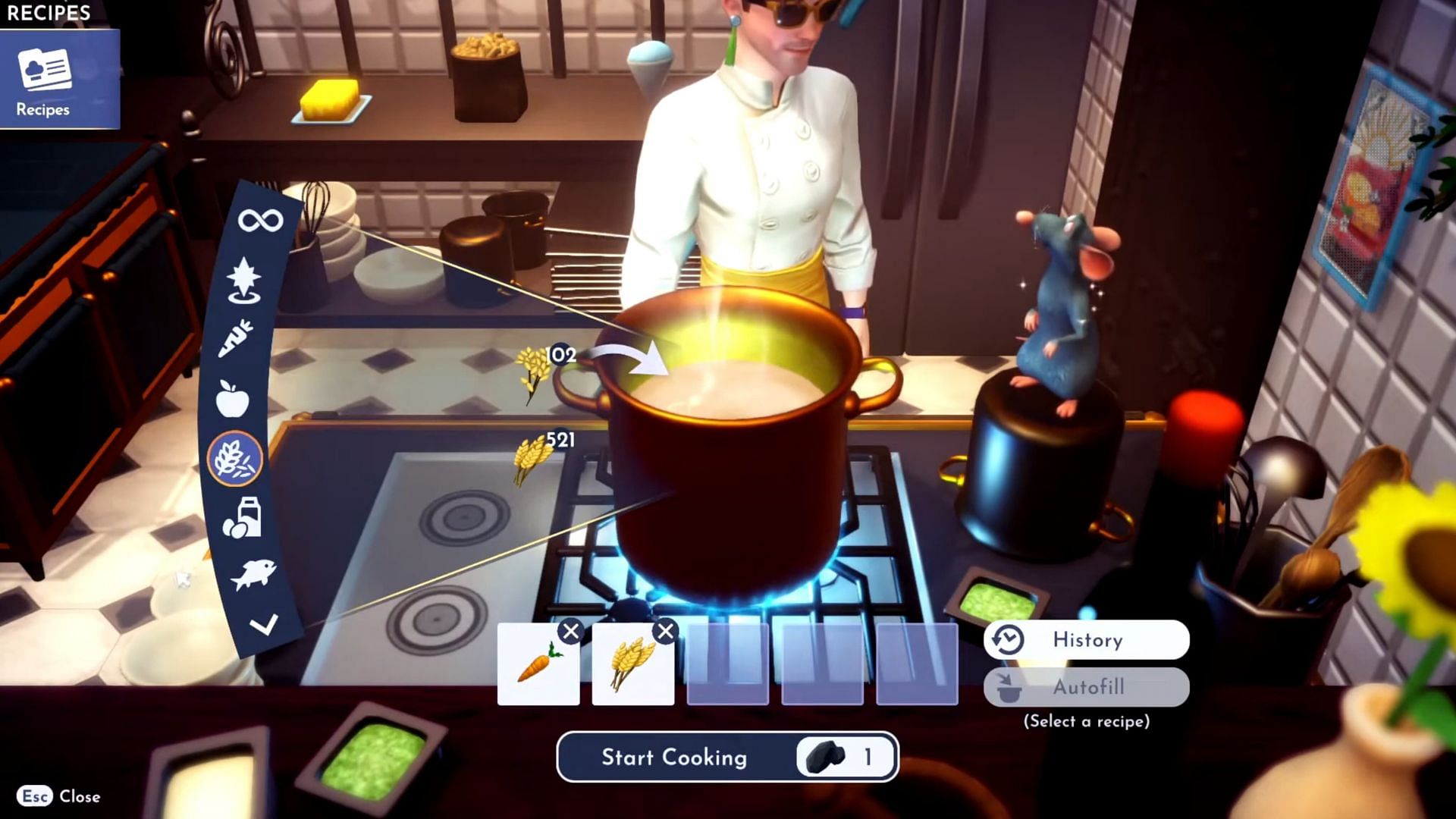 Toss all the ingredients in a pot to make this dish (Image via Gameloft)