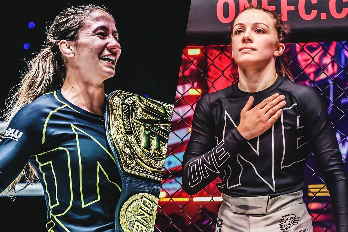 Mayssa Bastos (Left) faces Danielle Kelly (Right) at ONE Fight Night 26