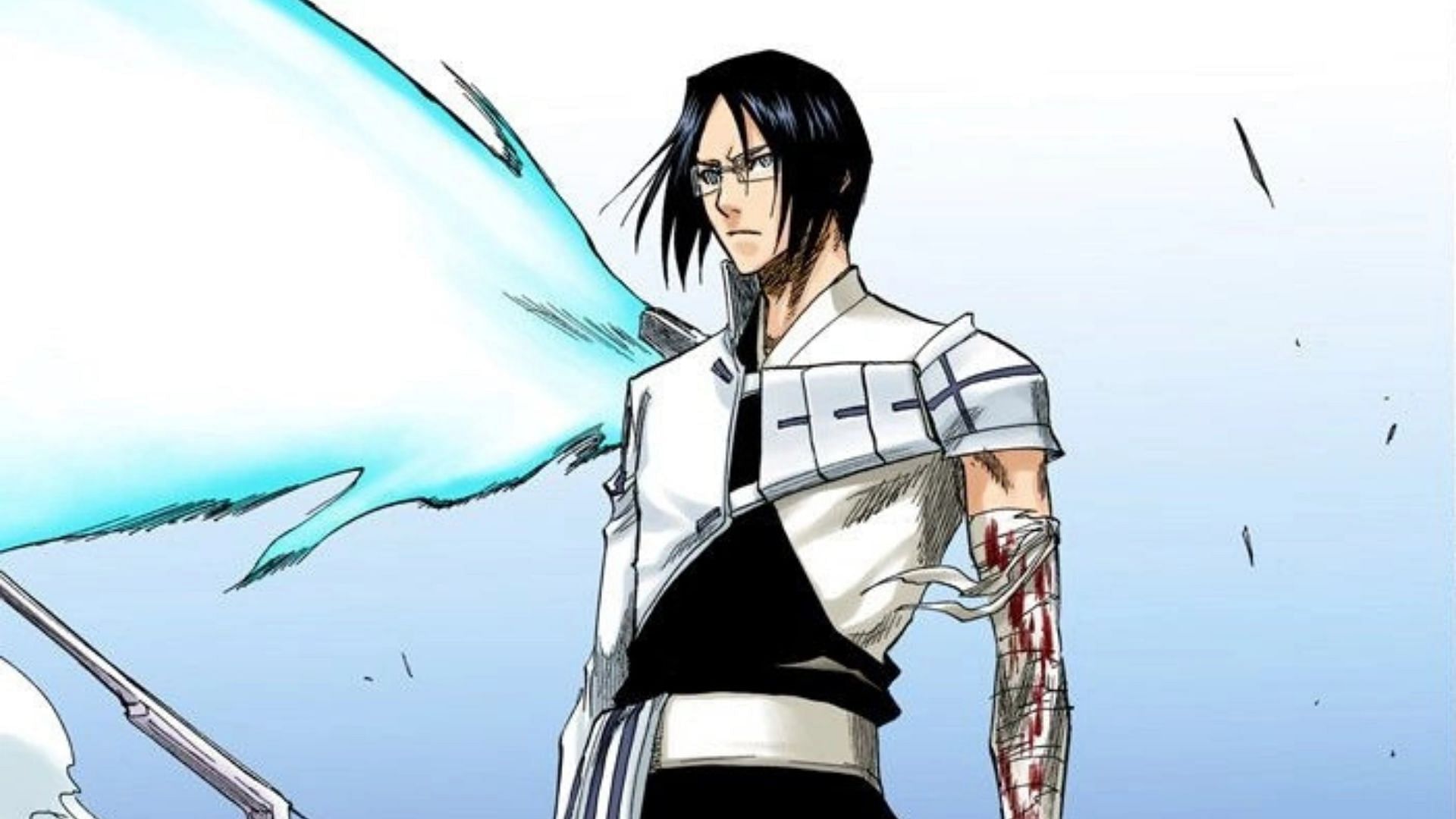 Uryu prepares to use the Letzt Stil (Image via Shueisha)