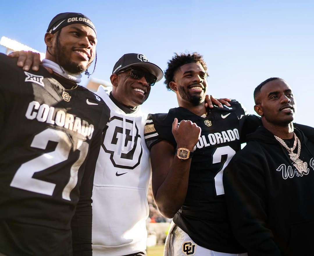 How many biological children does Deion Sanders have?