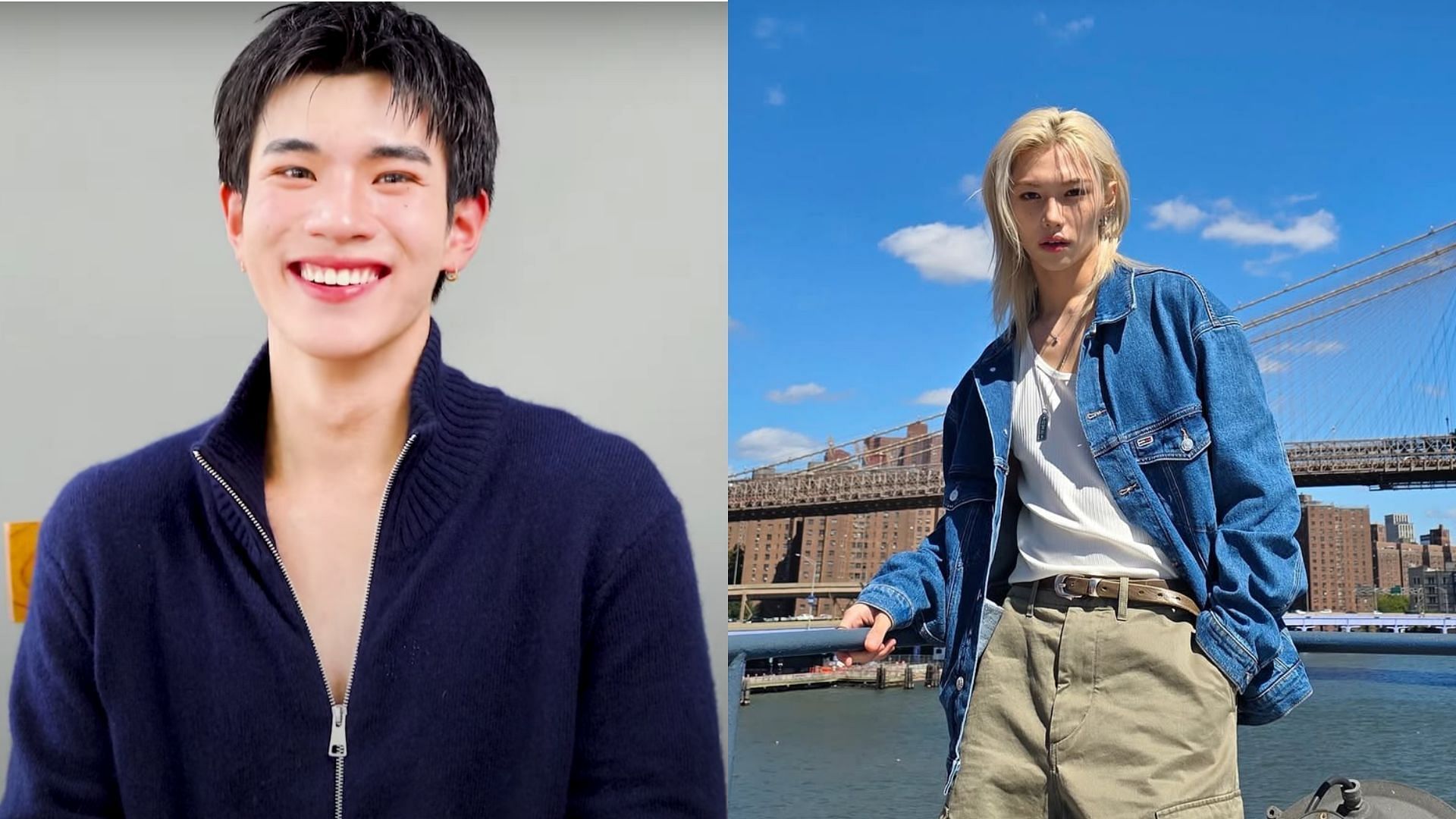 Fourth mentions Felix as his celebrity crush (Images via YouTube/ELLE MEN Thailand and Instagram/yong.lixx)