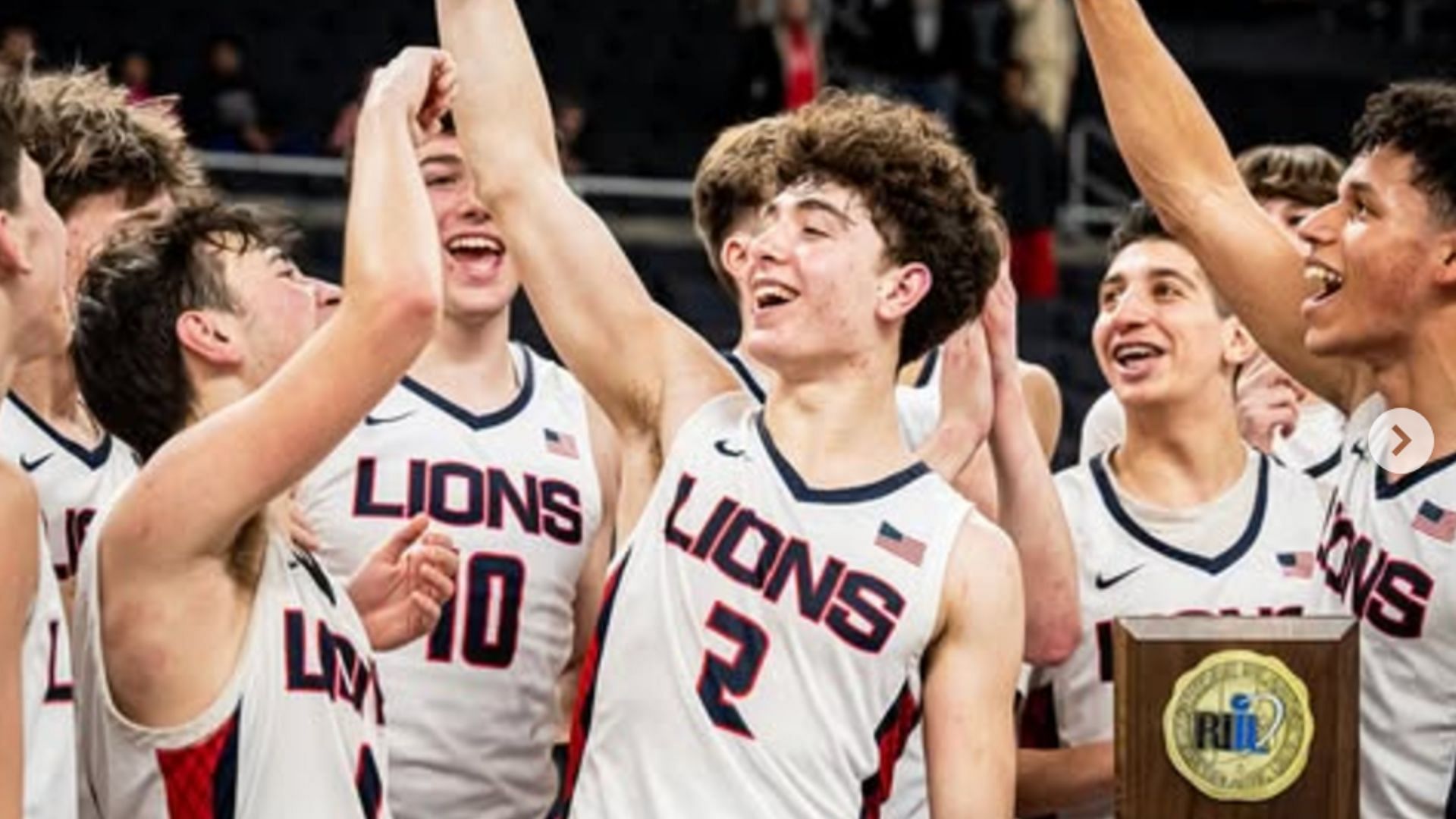 Lincoln High School Players Celebrate Their Championship 