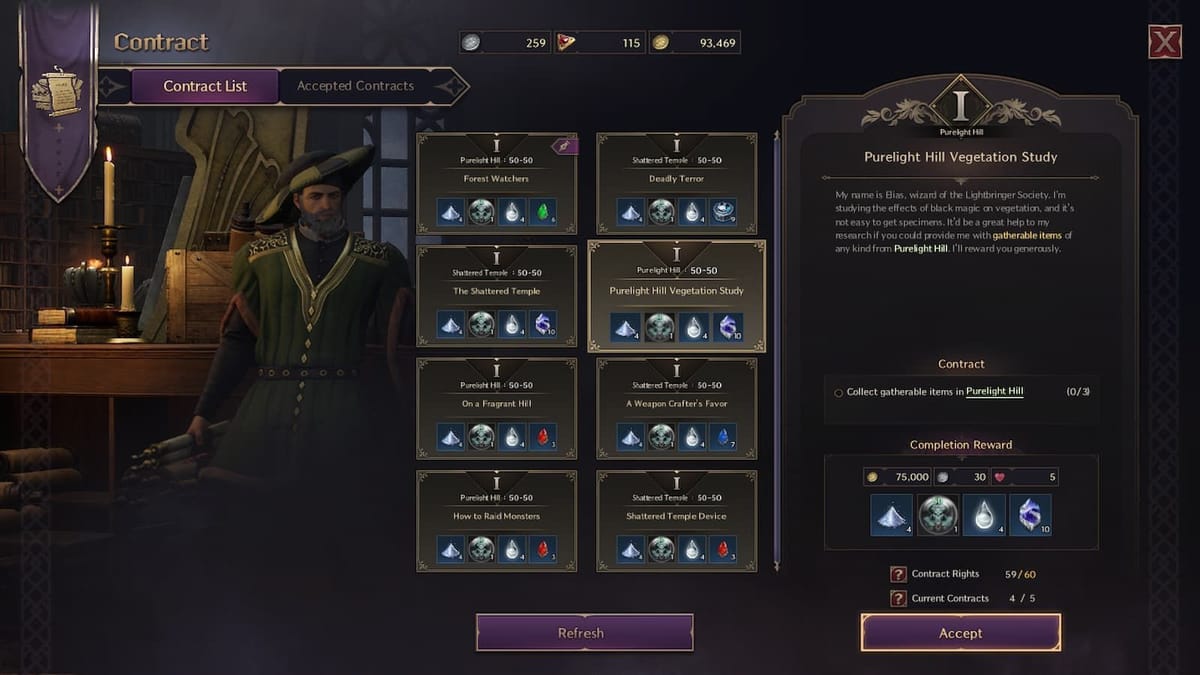 Throne and Liberty: Complete Resistance Contracts guide