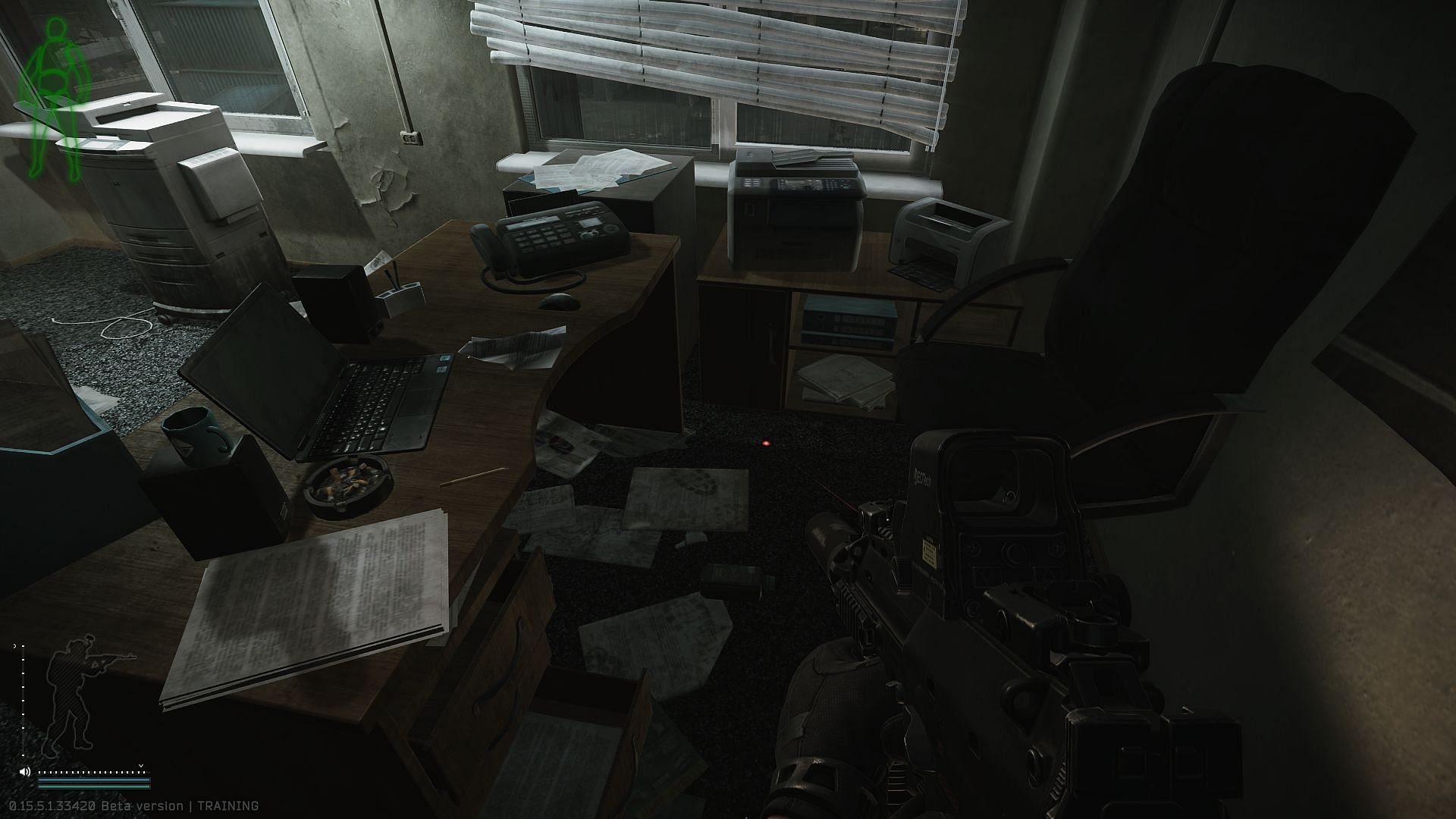 The fourth spawn is behind the desk (Image via Battlestate Games)