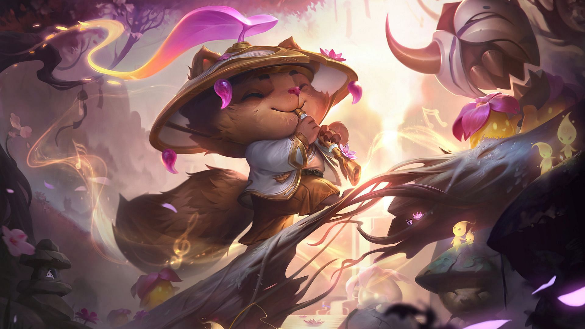 Prestige Spirit Blossom Teemo in League of Legends (Image via Riot Games)